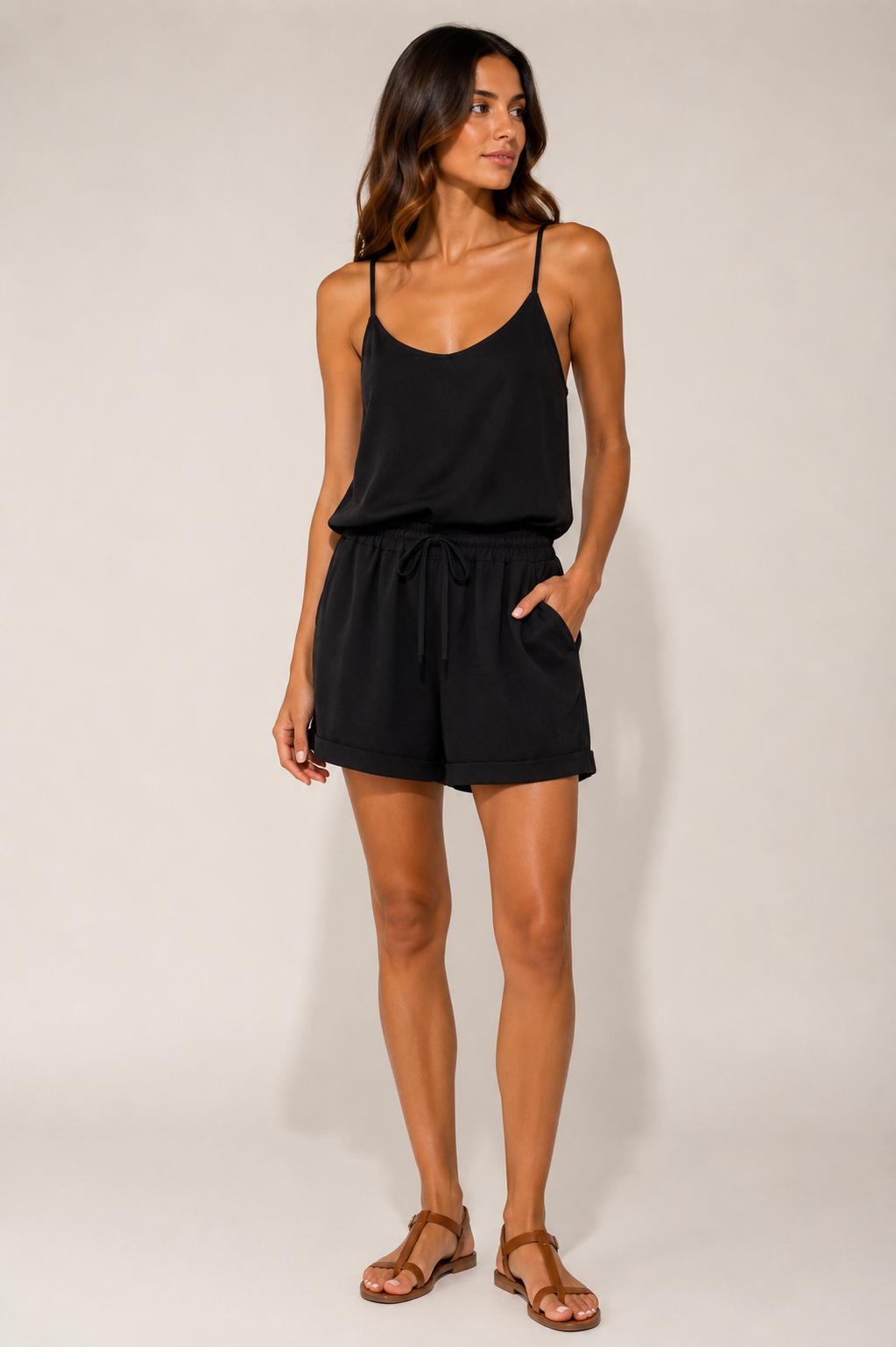 Completo top e shorts