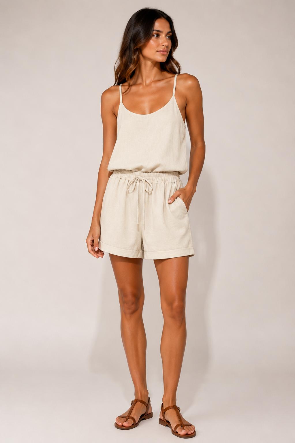 Completo top e shorts