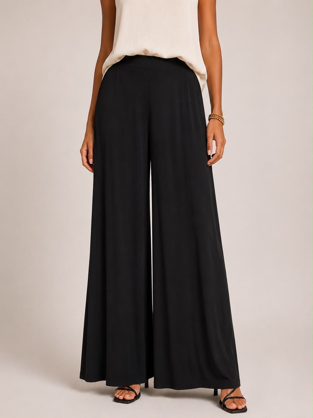 Pantalone palazzo fluido