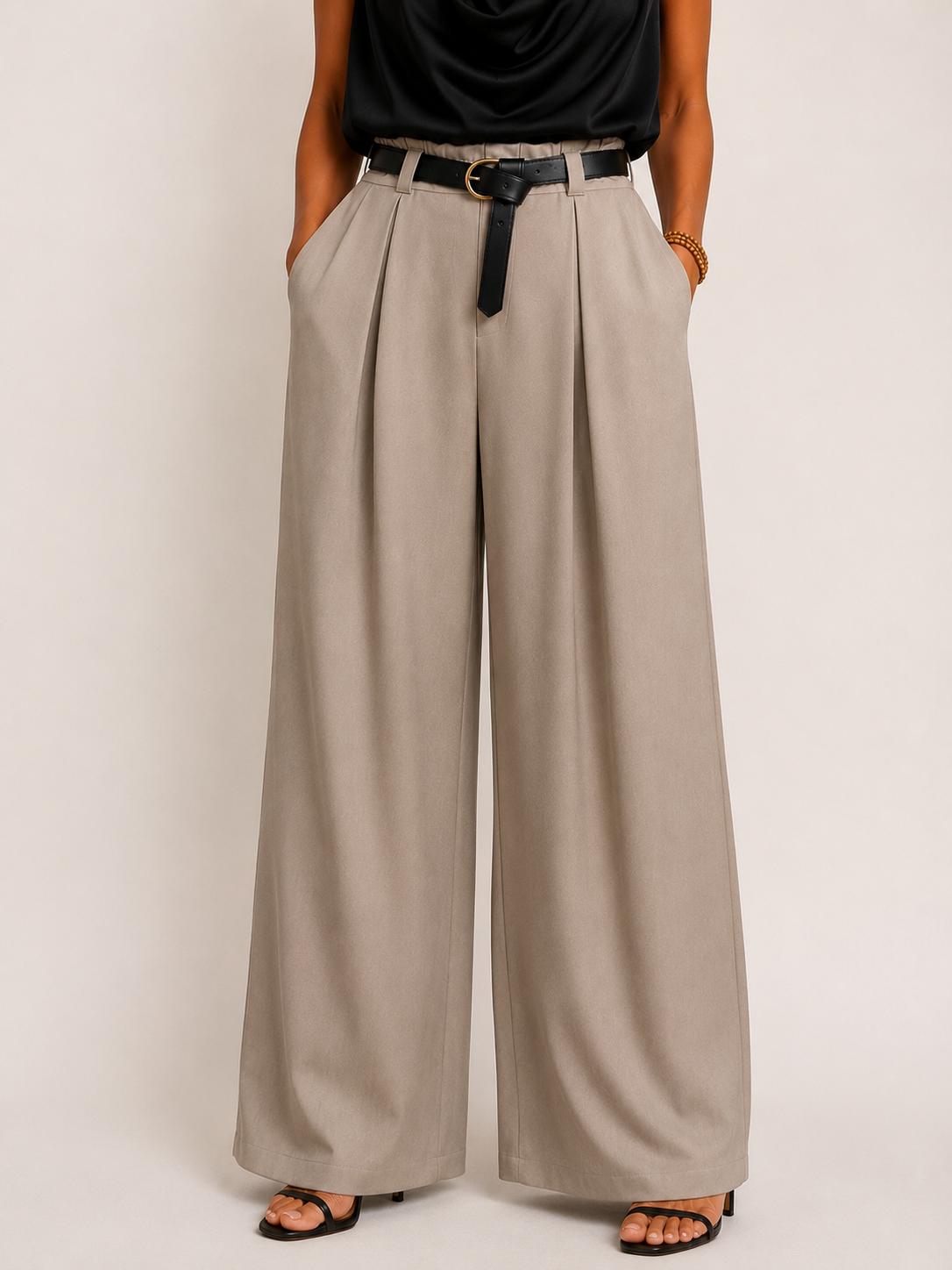 Pantalone palazzo ampio