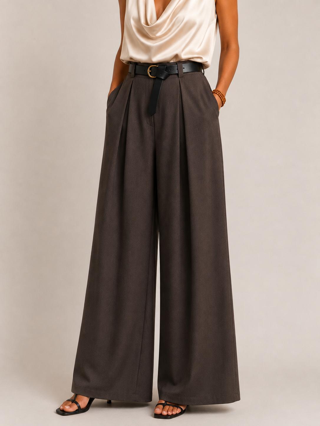 Pantalone palazzo ampio