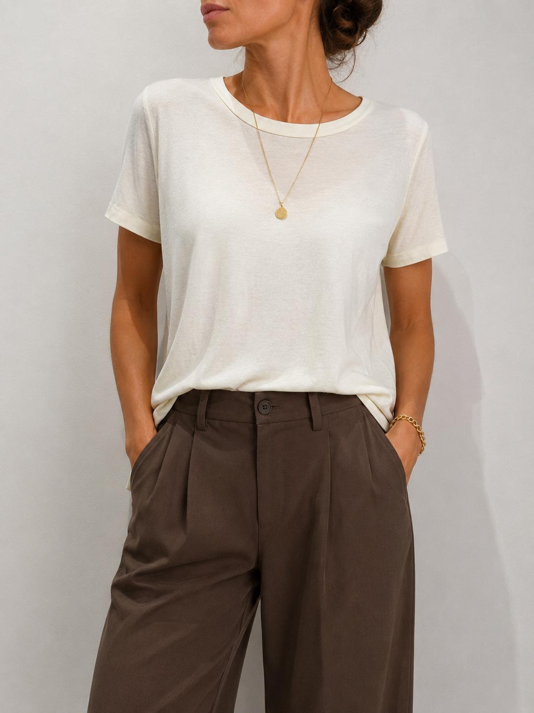 Blusa girocollo