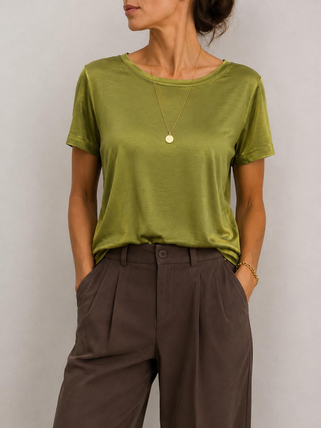 Blusa girocollo