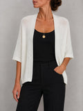 Cardigan morbido aperto