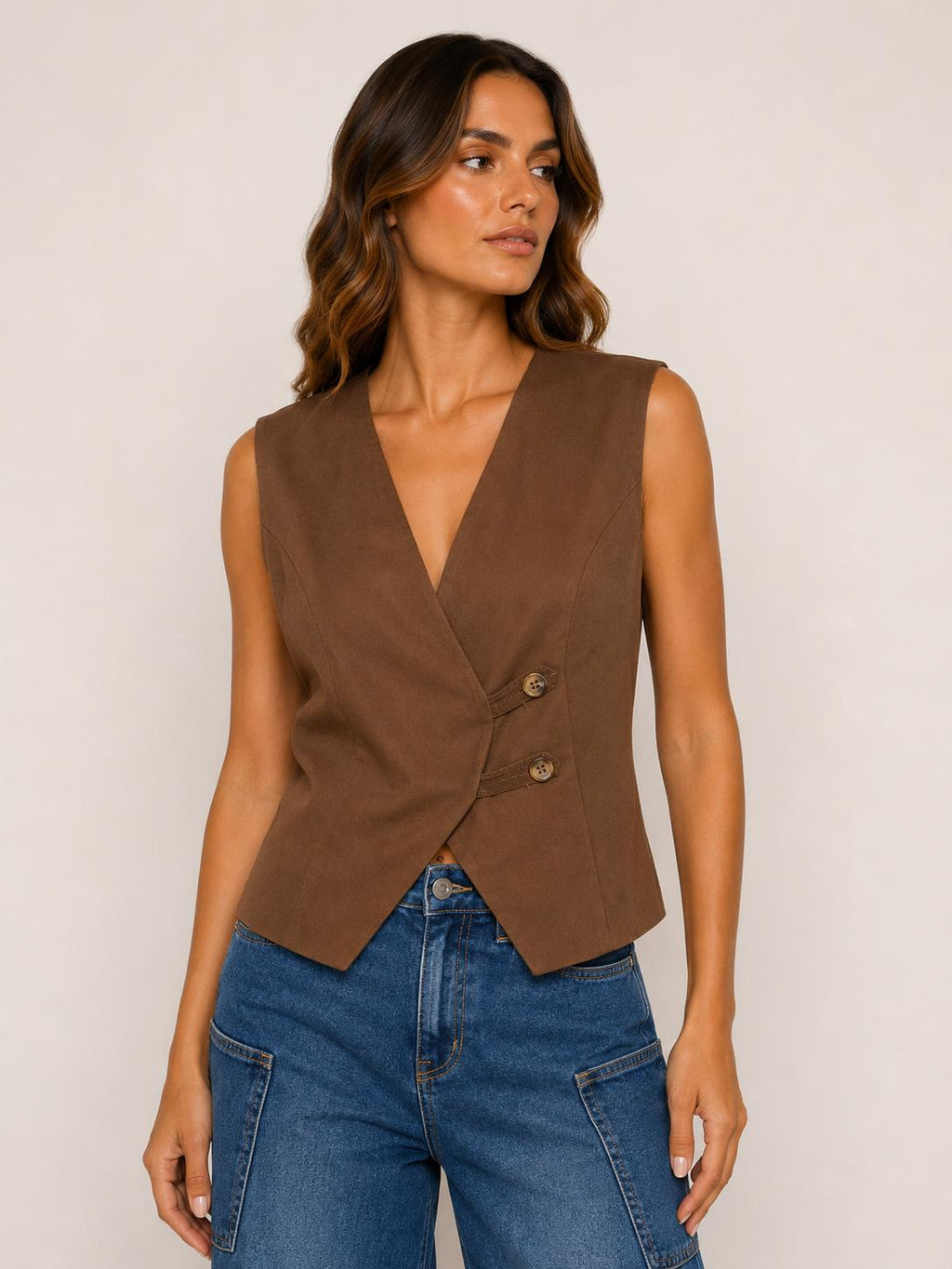 Gilet con alamari
