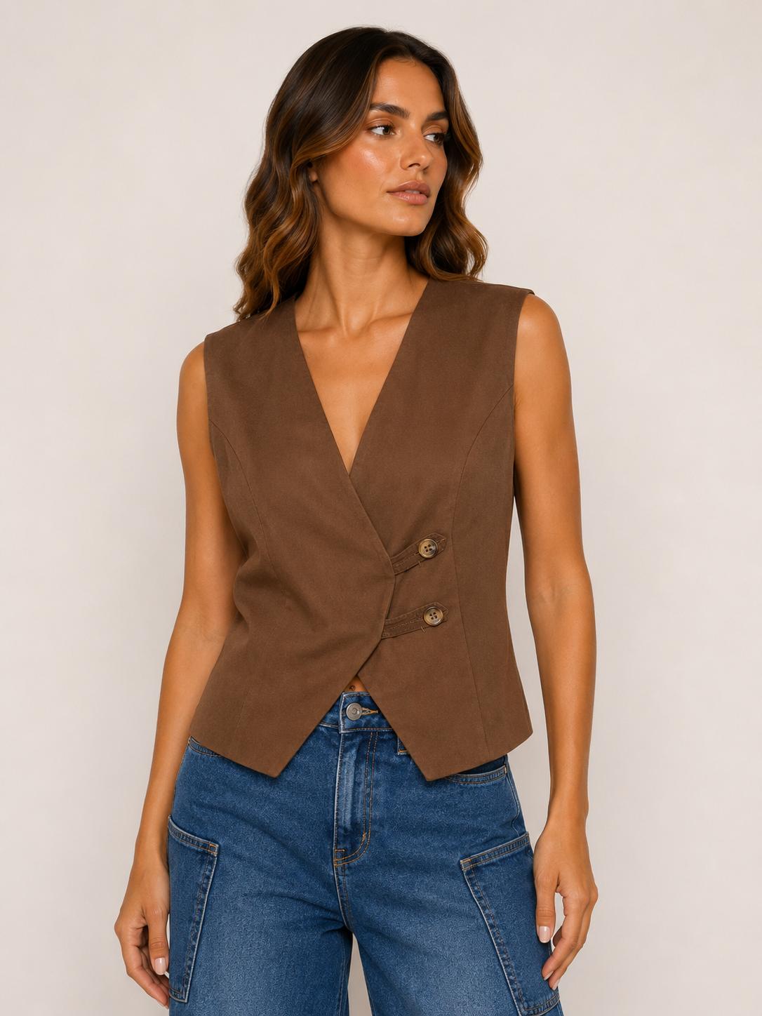 Gilet con alamari