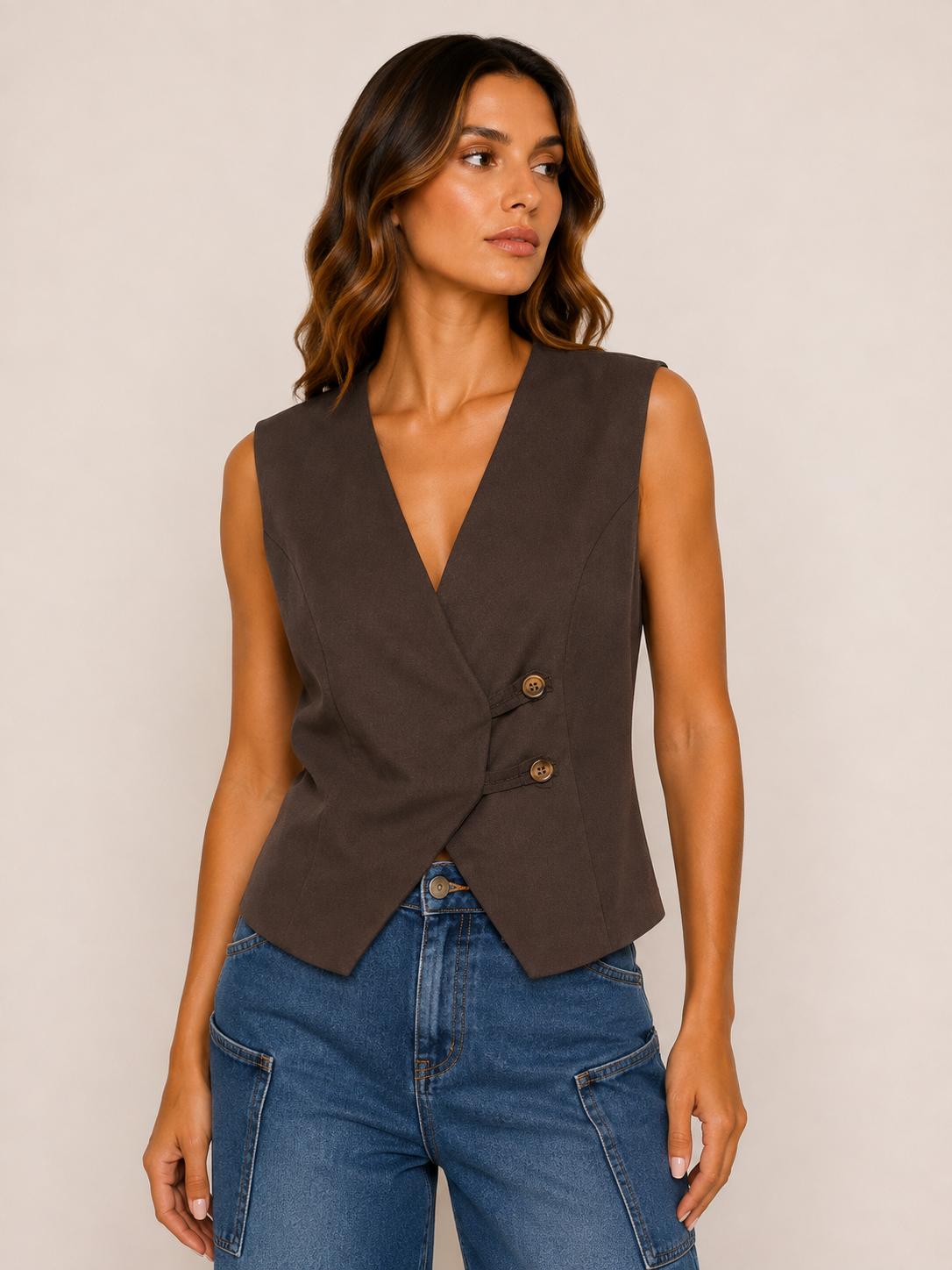 Gilet con alamari
