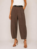Pantalone balloon con pinces