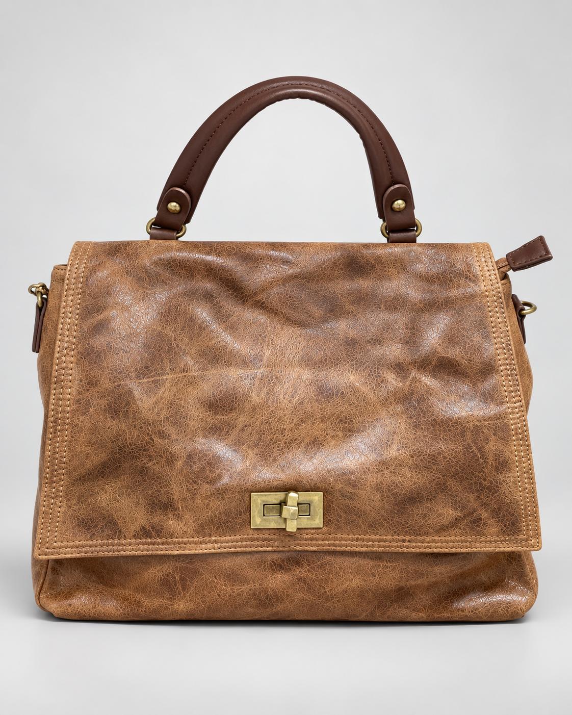 Borsa Ecopelle Invecchiata