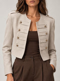 Giacca Military Crop