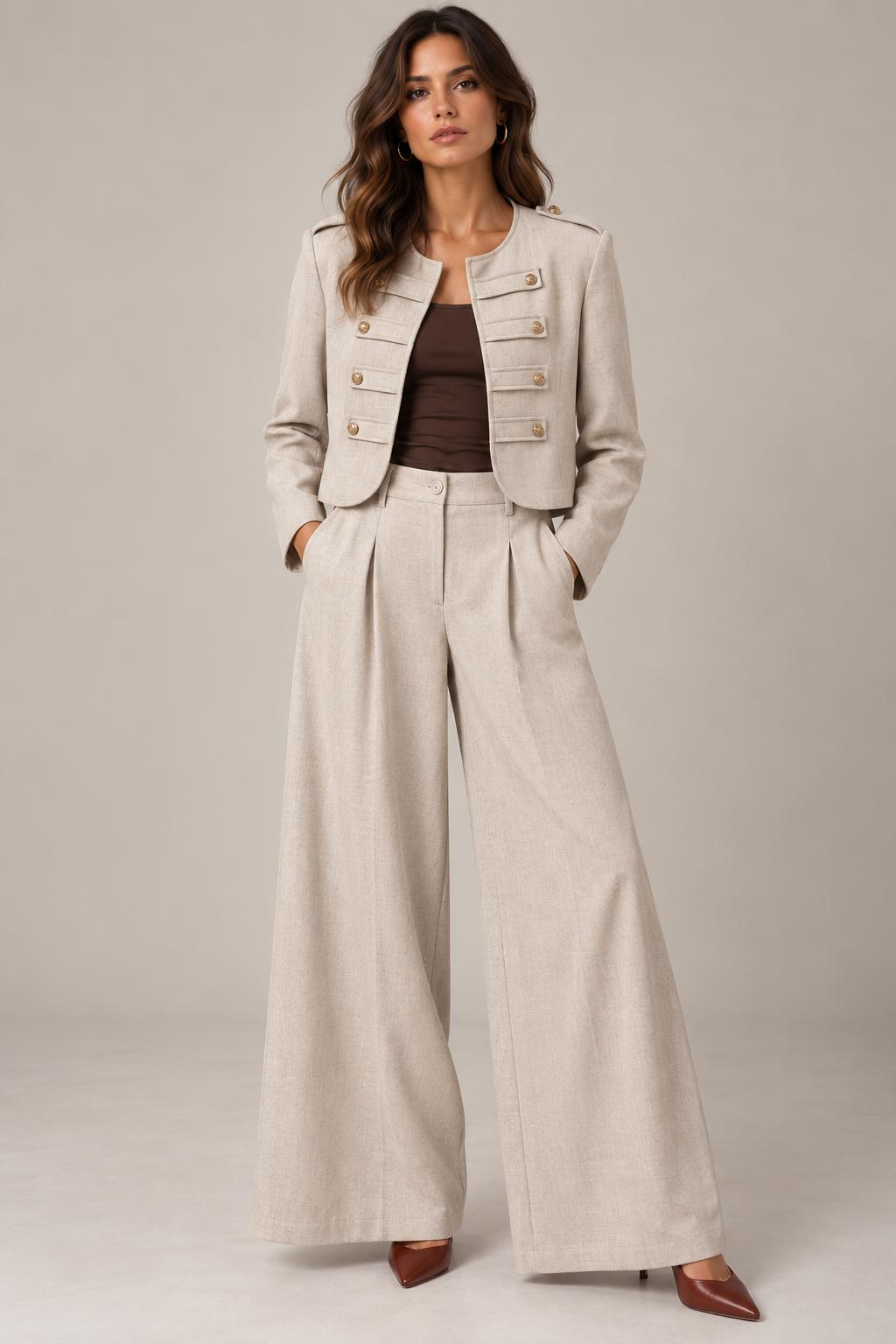Giacca Military Crop