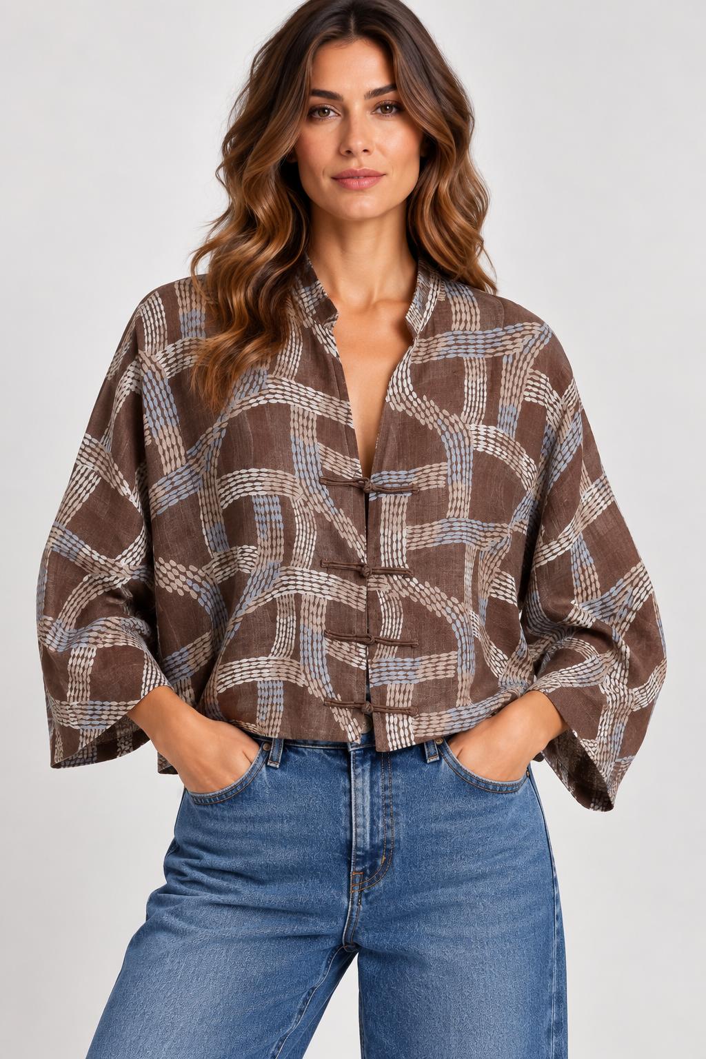 Camicia Giappo con Alamari