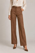 Pantalone Flare in Ecopelle
