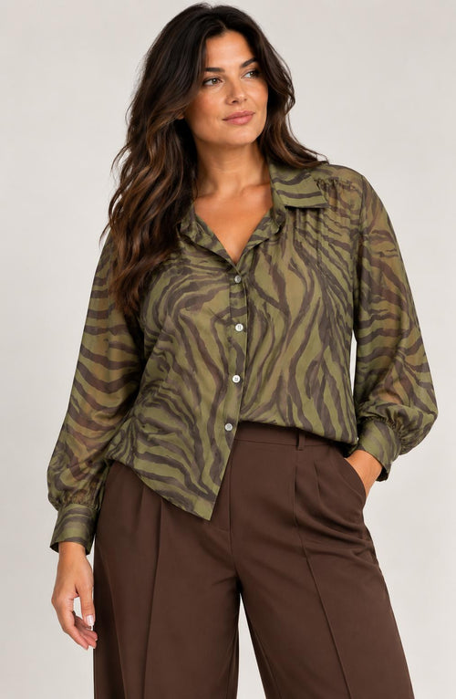 Camicia Over in Chiffon