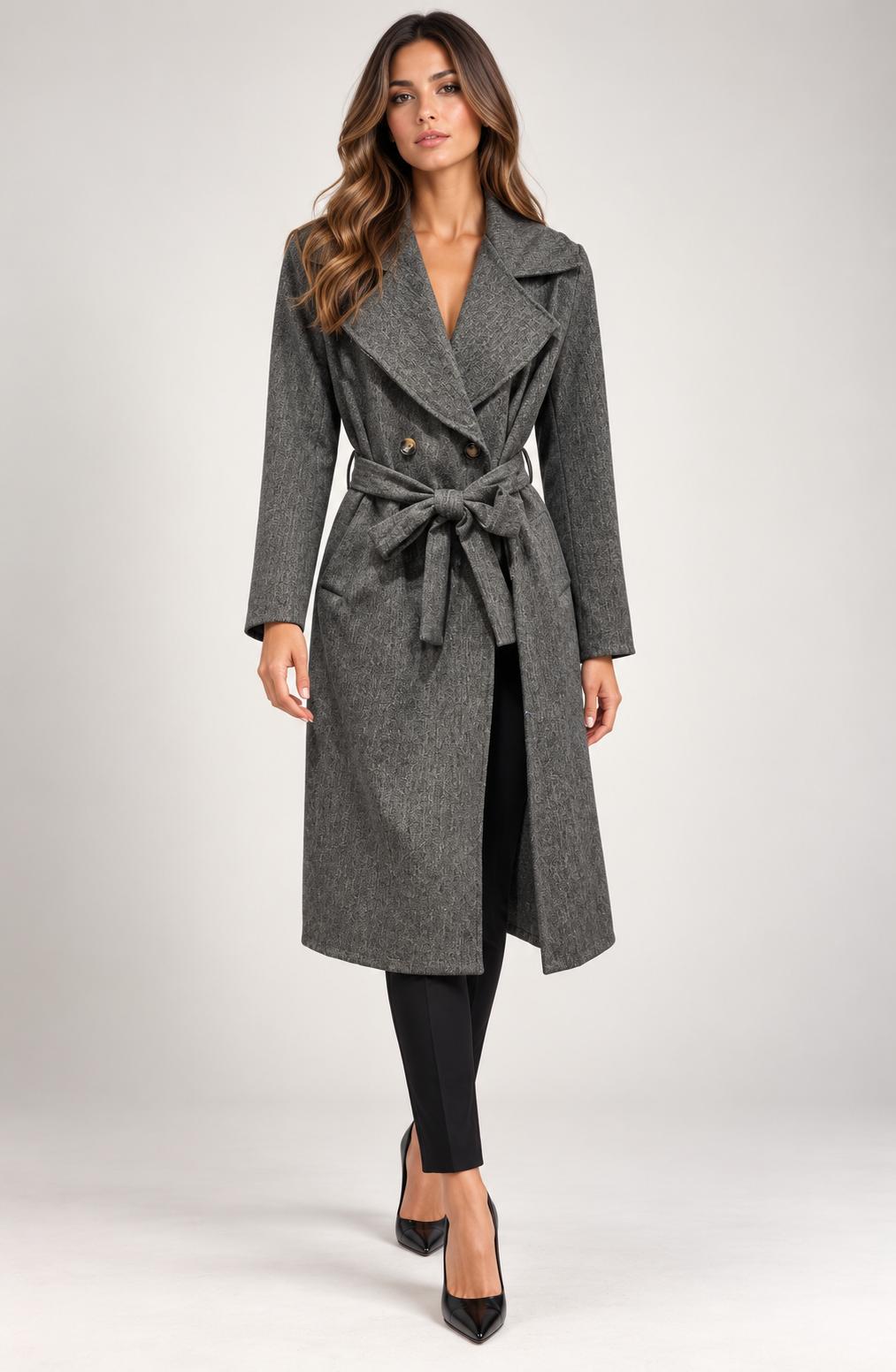 Cappotto Doppiopetto in Panno