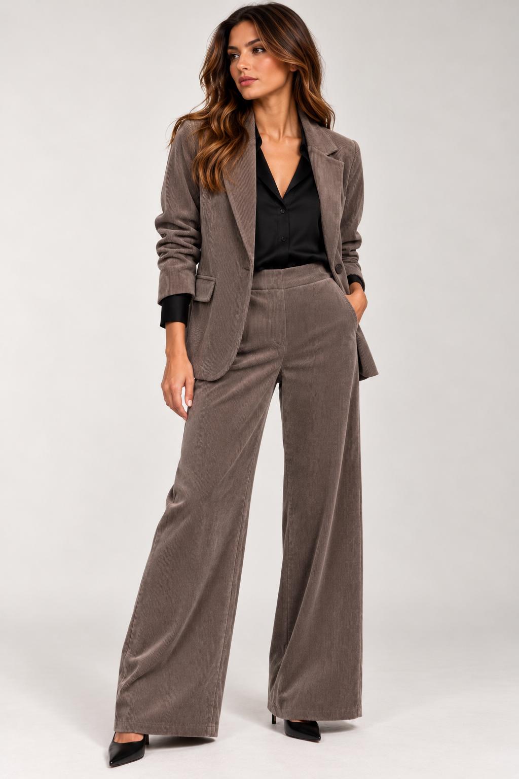 Giacca Blazer Monopetto in Velluto