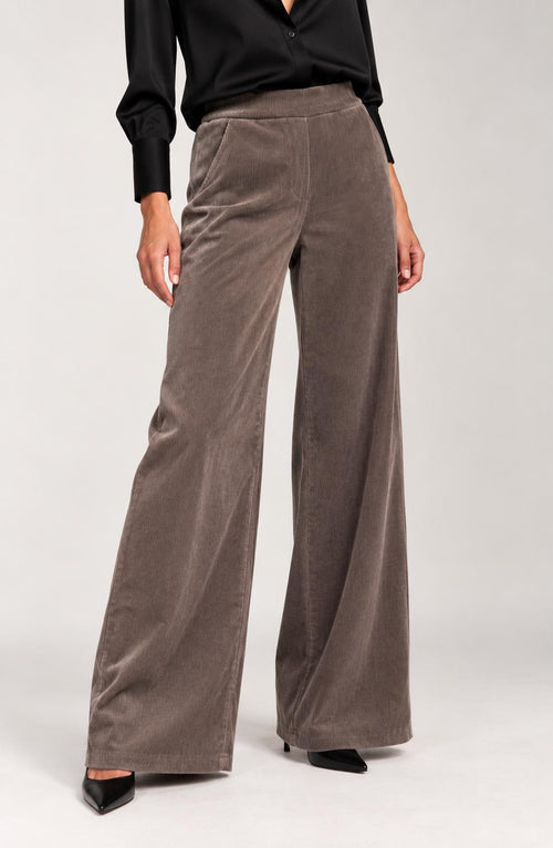 Pantalone Palazzo in Velluto a Coste