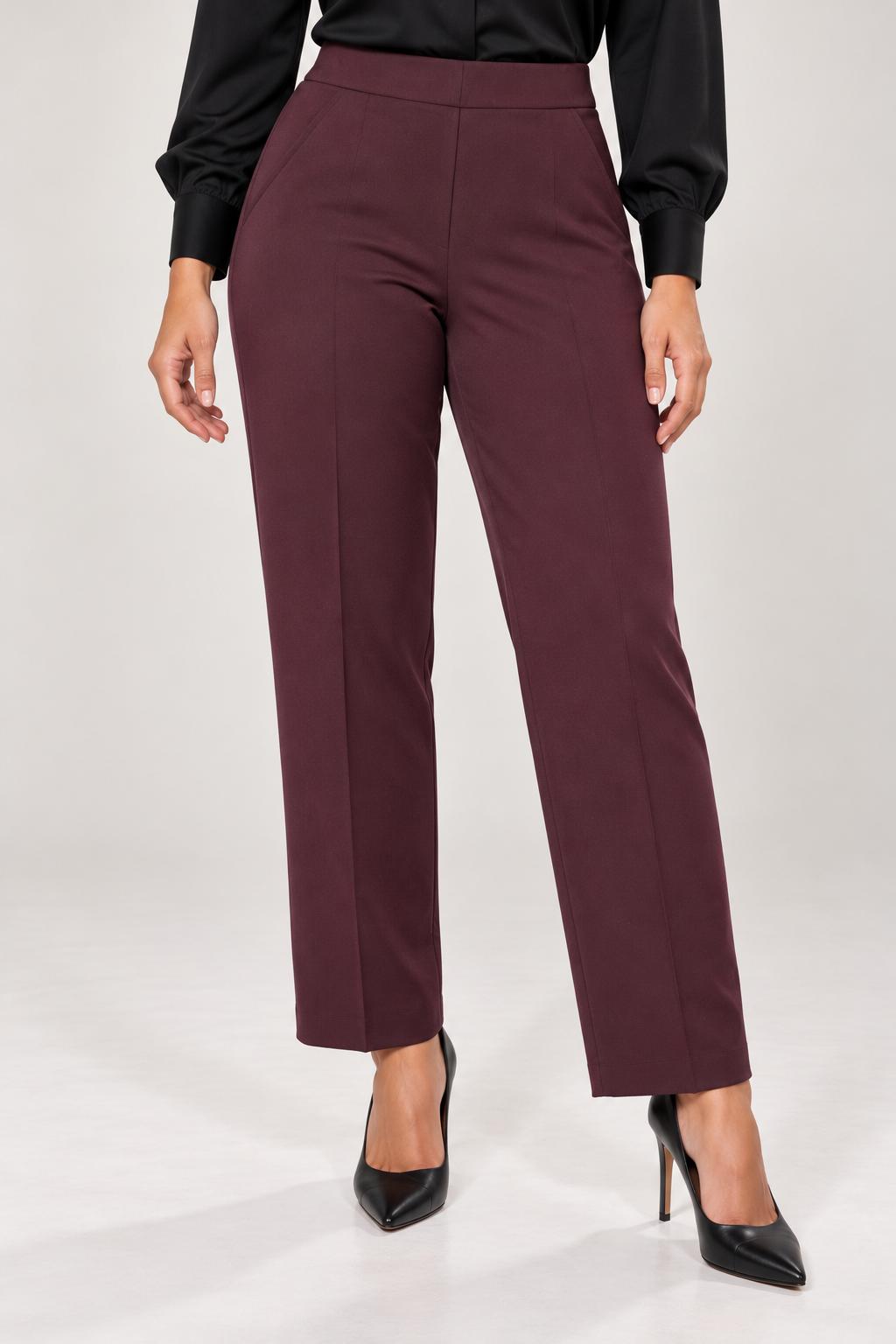 Pantalone a Sigaretta Curvy con Finte Tasche