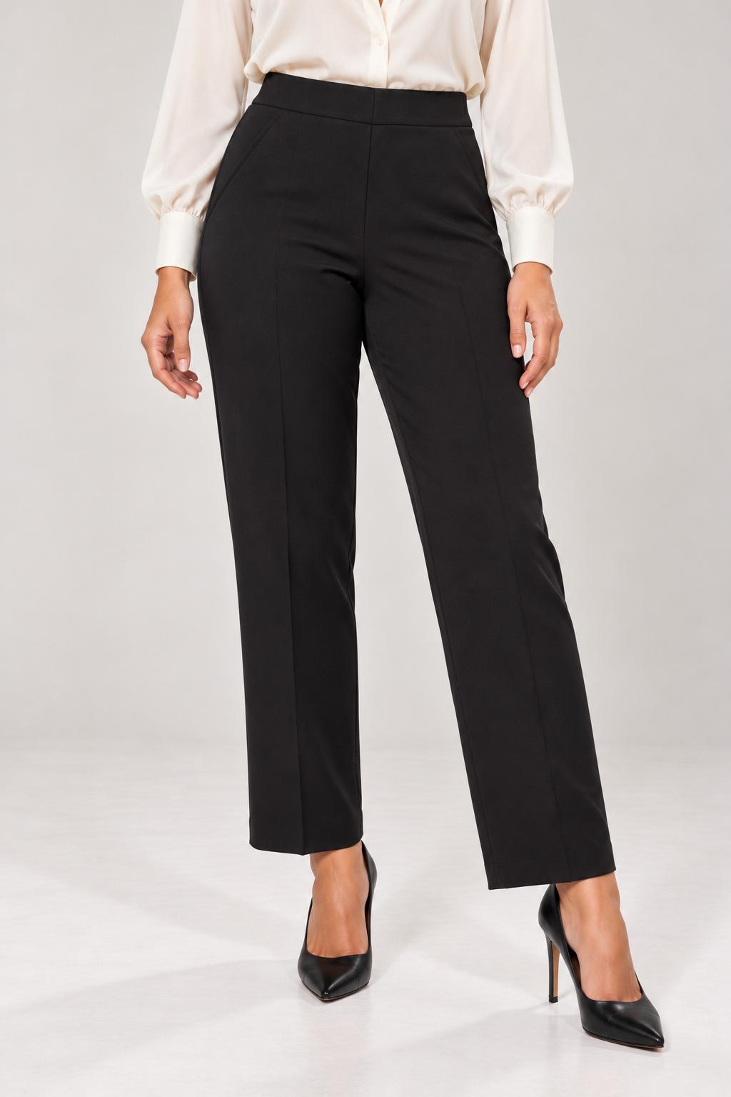 Pantalone a Sigaretta Curvy con Finte Tasche