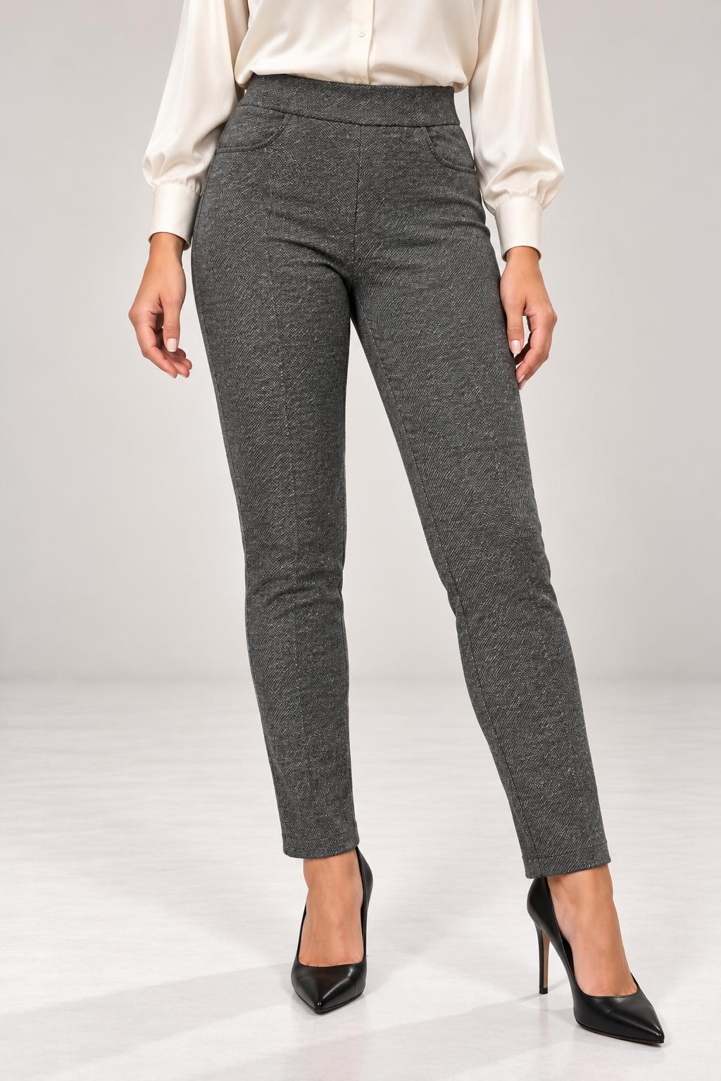 Pantalone Spigato Skinny Curvy