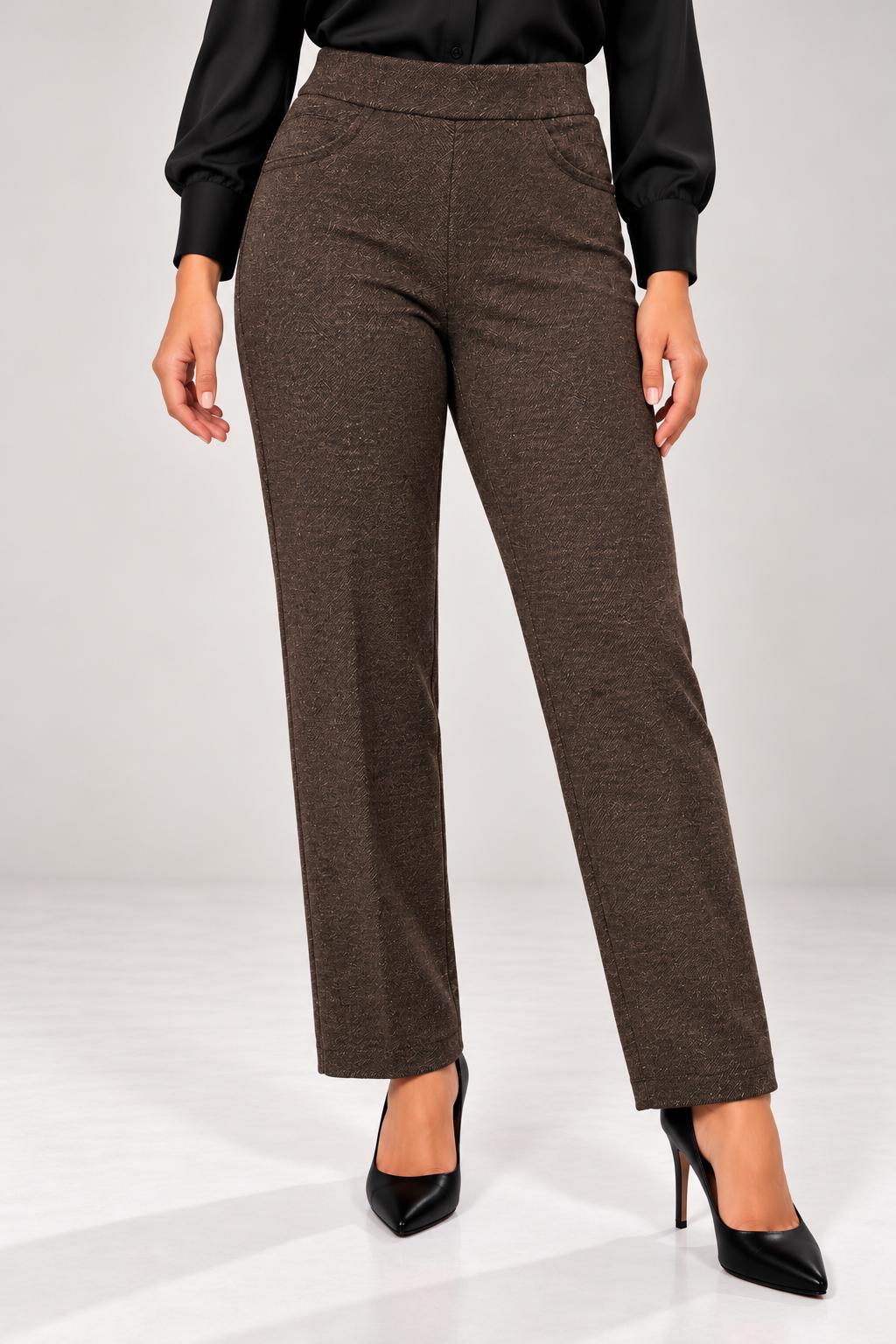 Pantalone Spigato Skinny Curvy