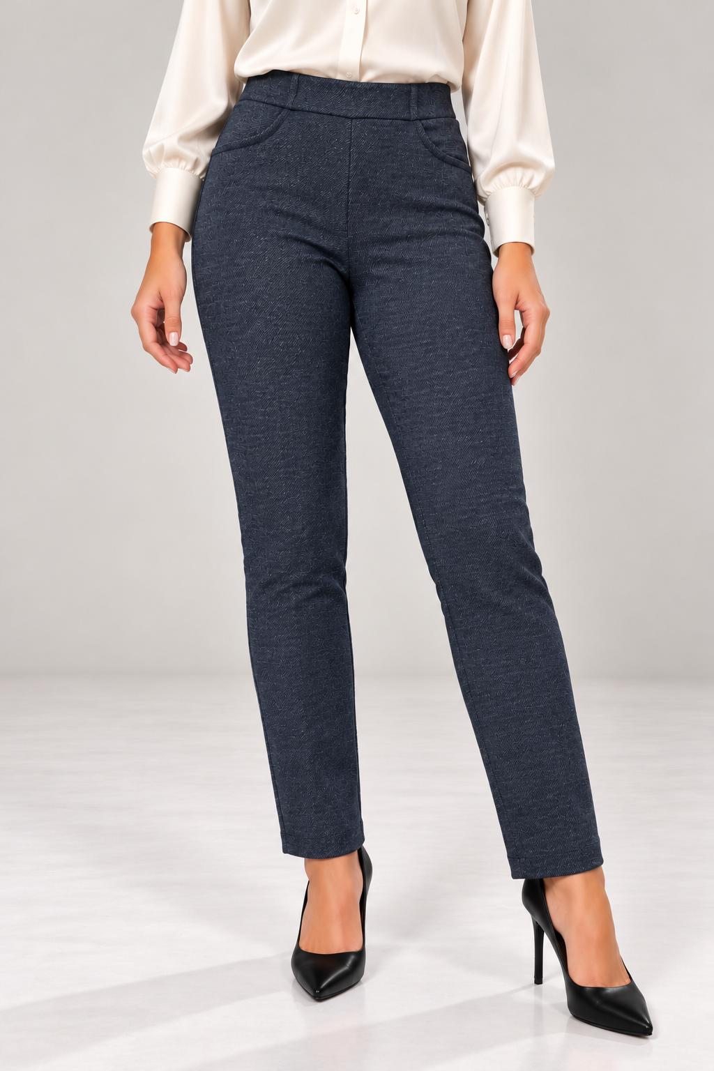 Pantalone Spigato Skinny Curvy