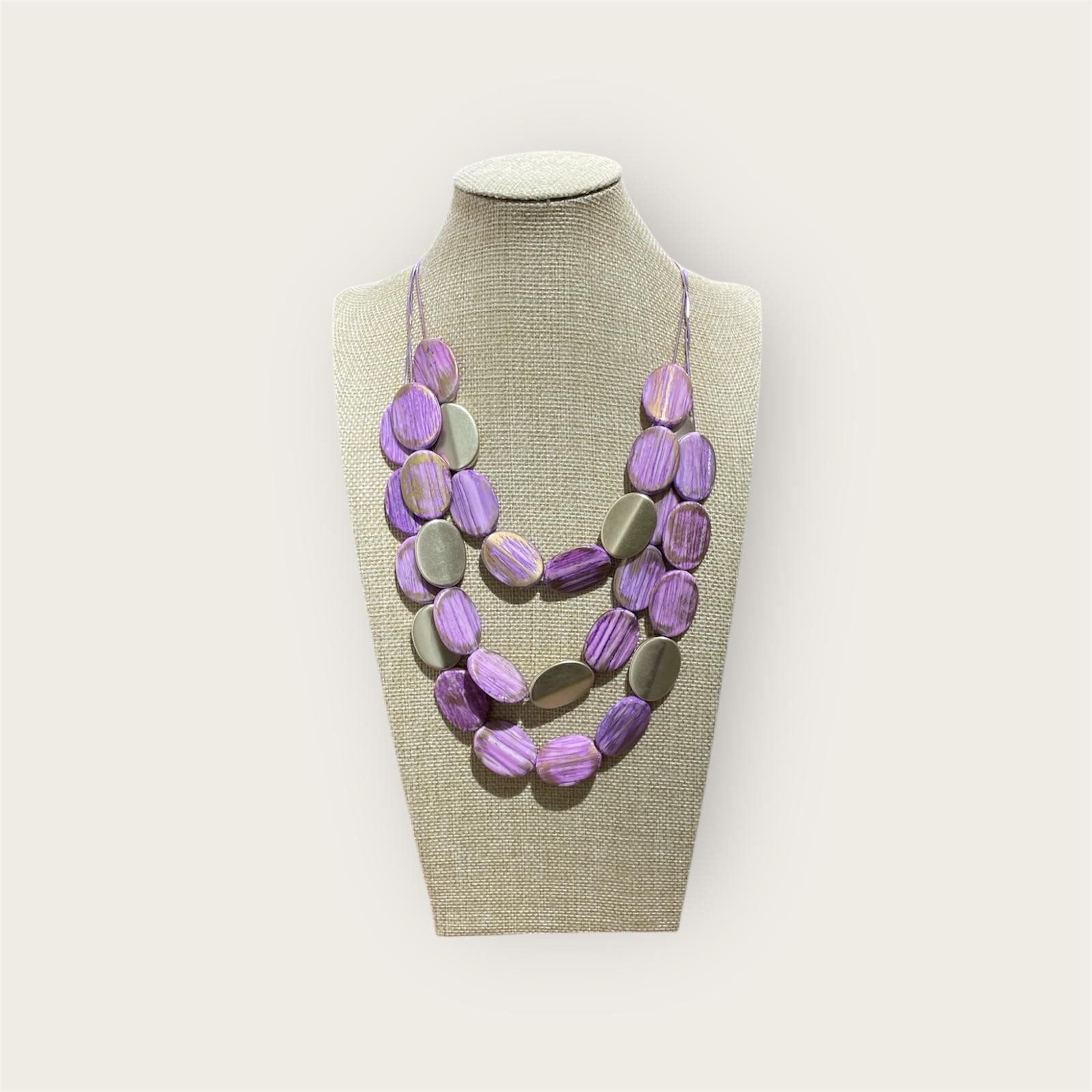 Collana 3 fili pasticche